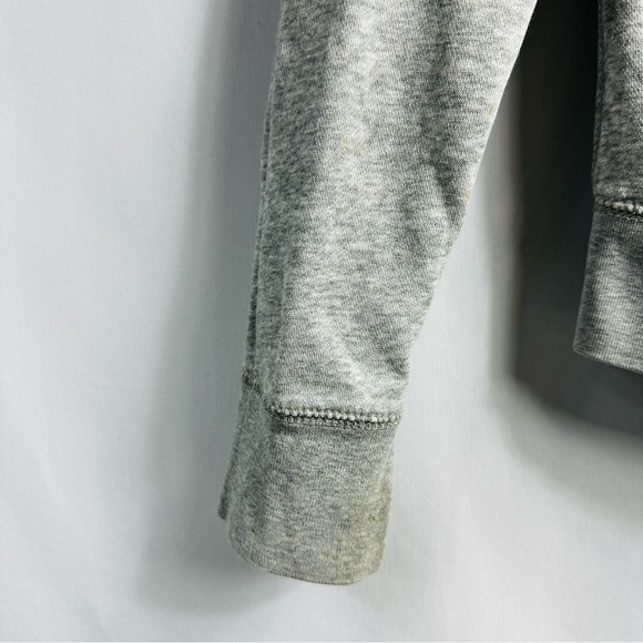 Aéropostale Sz XS Gray w/ Blue Bold Print On Front of Full Zip Hooded Jacket - Picture 4 of 9